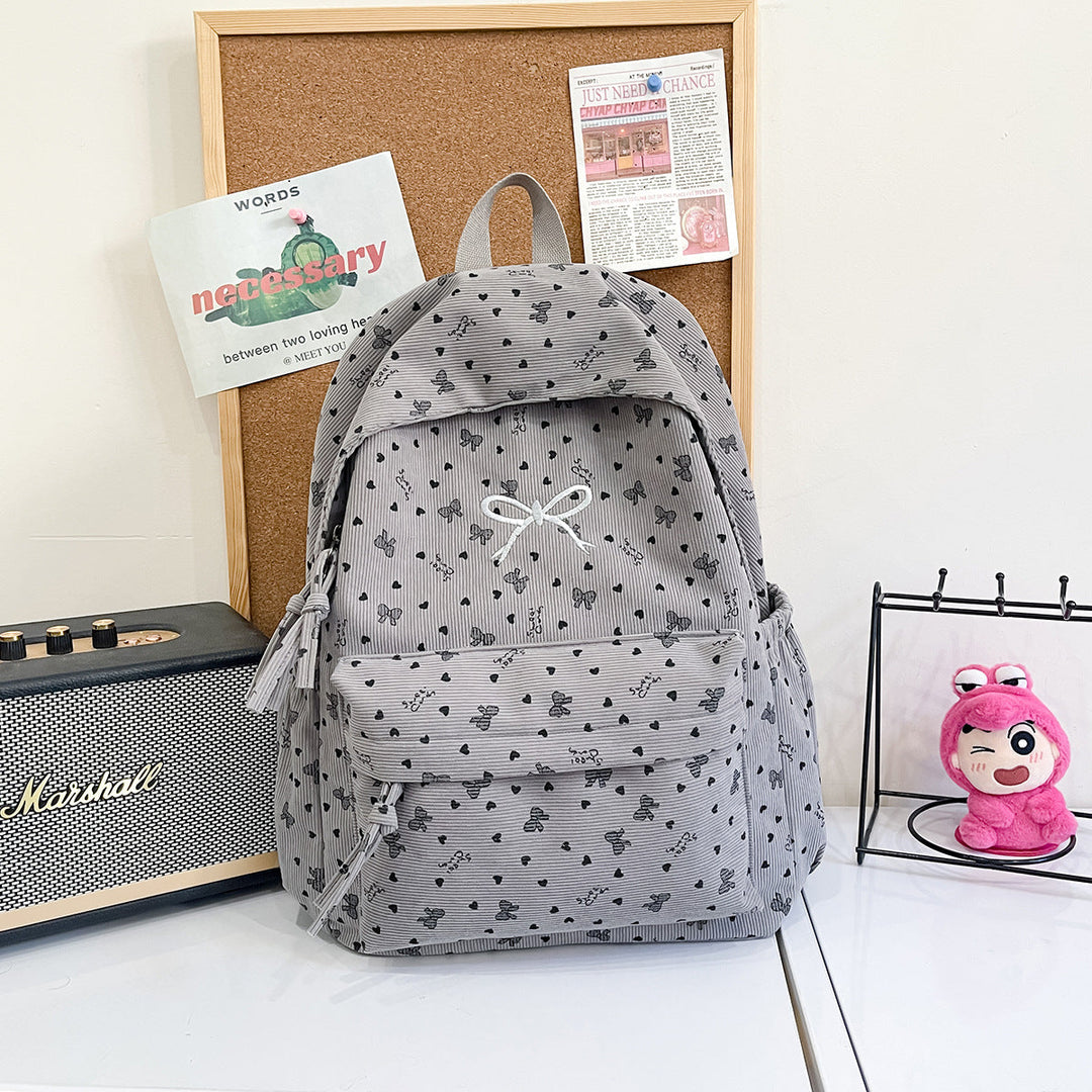 Floral-Patterned Travel Backpack Kalsten