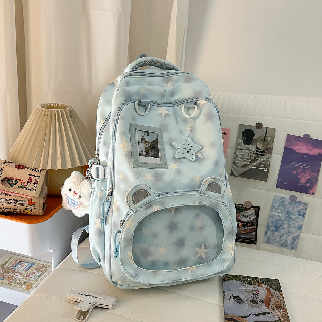 Backpack with Cute Applications and Thoughtful Storage Kalsten