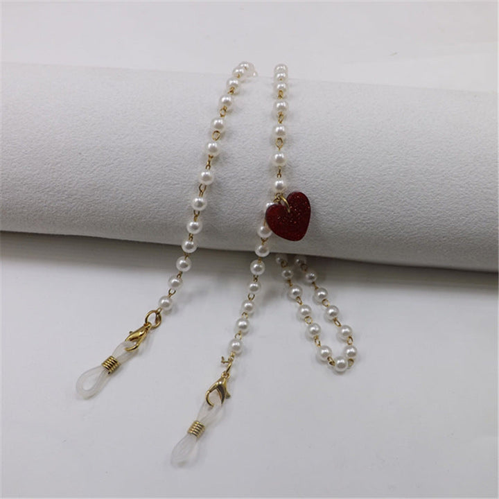 Pearl necklace with heart pendant Kalsten