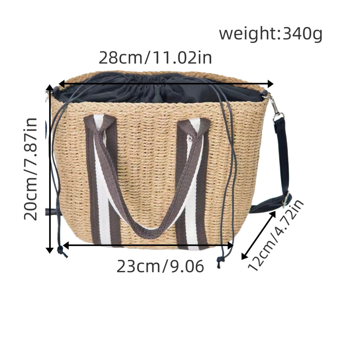 Handmade Crossbody Bag Made of Braided Material with Removable Shoulder Strap Kalsten