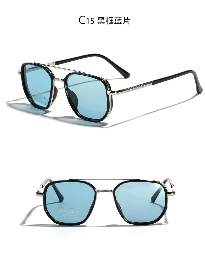 Women's Square Sunglasses with Polarized Lenses and Elegant Metal Frame Kalsten