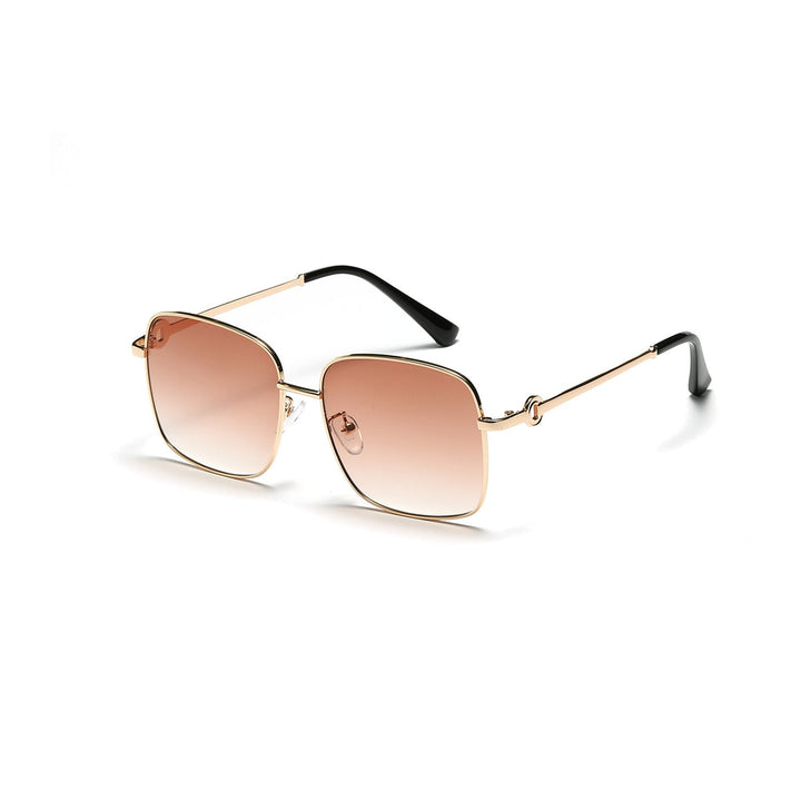 Ladies elegant square sunglasses with high-quality metal frame Kalsten