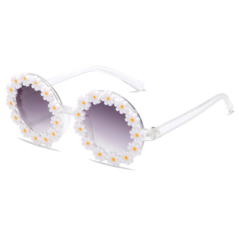 Women stylish sunglasses with floral applications Kalsten