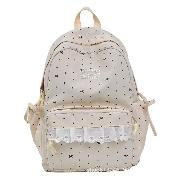 Decorative Ruffled Backpack Kalsten