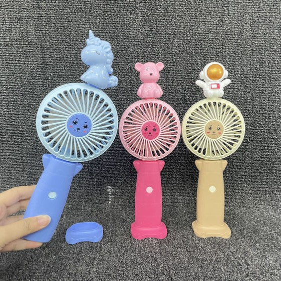 Unisex Portable Mini Hand Fan with Animal Figures Kalsten