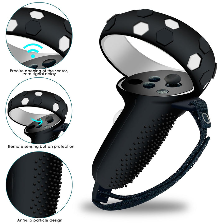 VR headset with ergonomic holding bracket and protective cover Kalsten