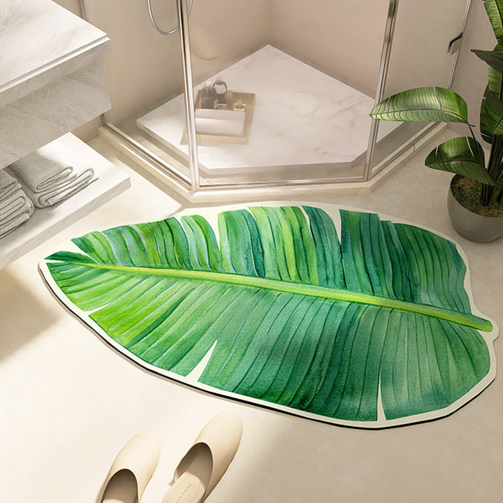 Leaf-Shaped Bath Mat Kalsten