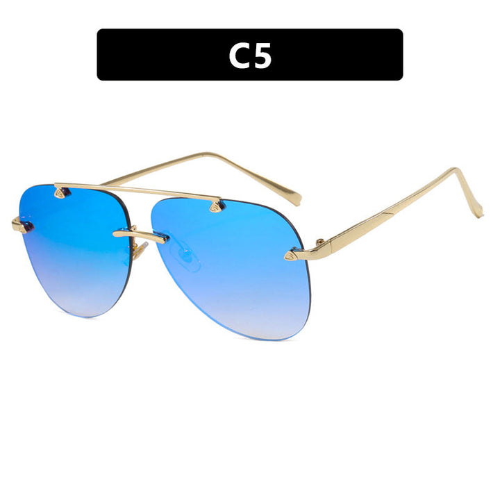 Women's elegant pilot sunglasses with UV protection and reflective lenses Kalsten