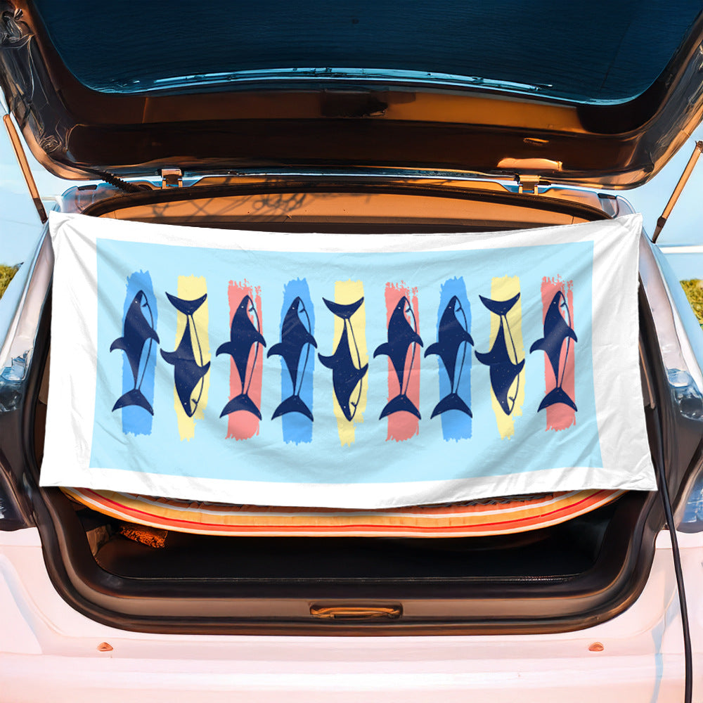 Trunk mat with creative flamingo design Kalsten