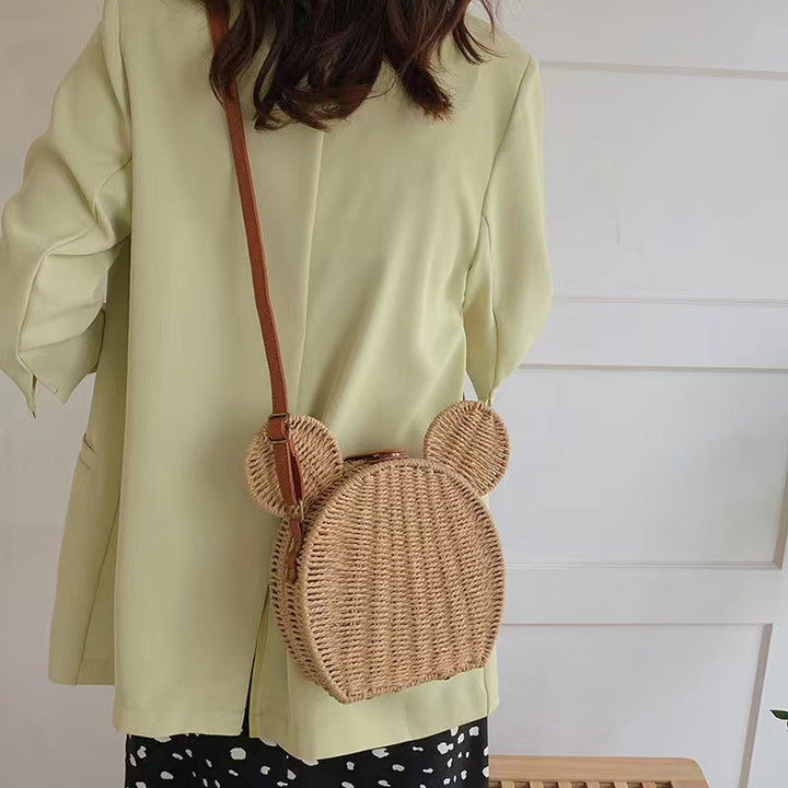 Women's shoulder bag with playful ear design Kalsten