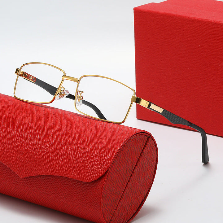 Ladies fashion half-frame glasses with elegant details Kalsten