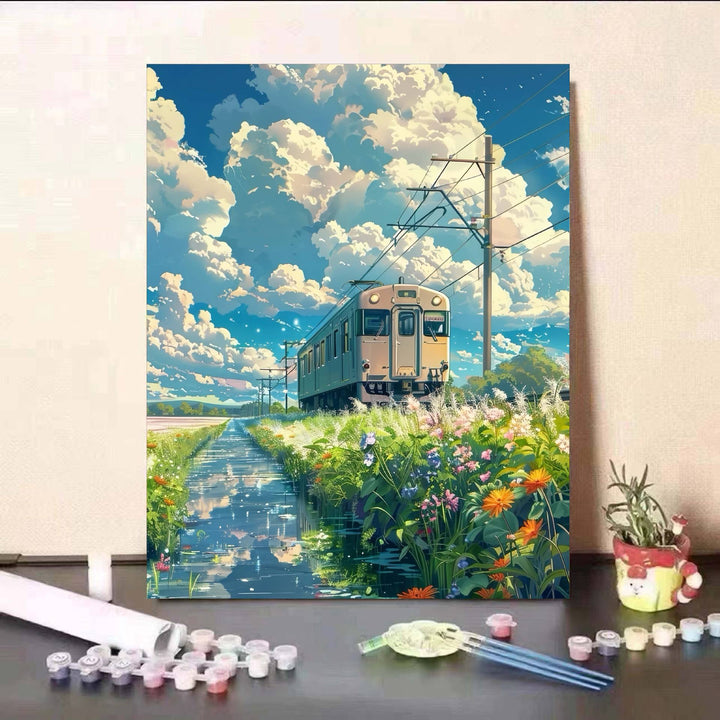 DIY Scenic Landscape Paint by Numbers Kit Kalsten