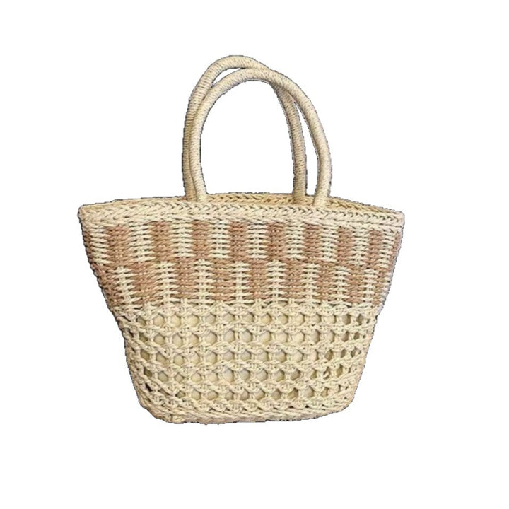 Handbag Made of Woven Natural Material with Airy Structure Kalsten