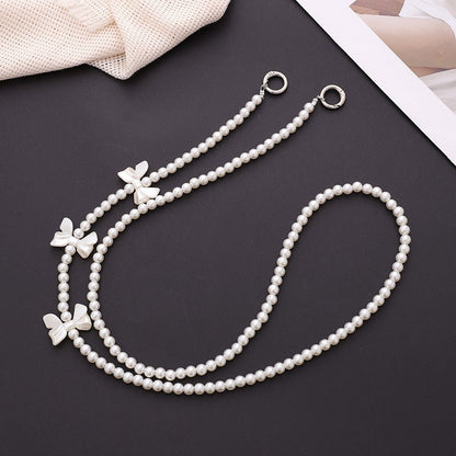 Elegant Beaded Eyewear Chain Acalora