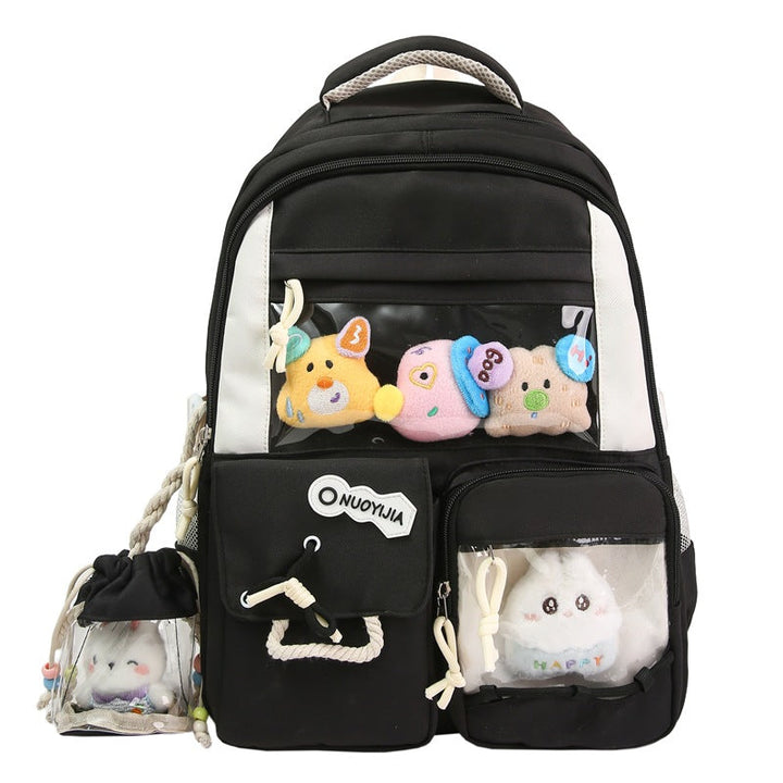 Cute Animal-Themed Multi-Pocket School Backpack Kalsten