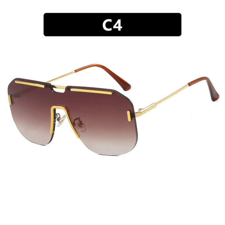 Women's geometric sunglasses with stylish metal frame and UV protection Kalsten