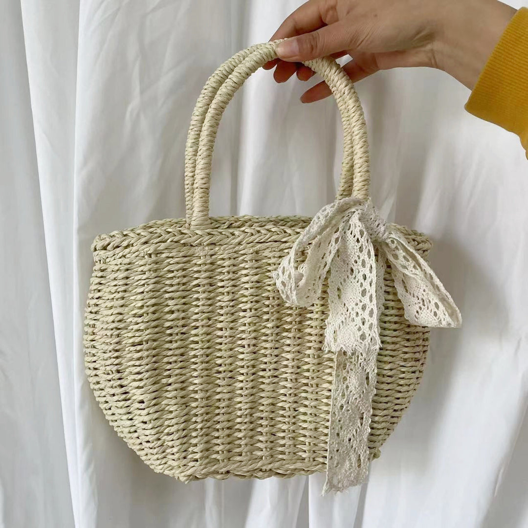 Handmade straw handbag Kalsten