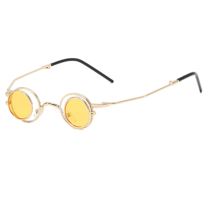 Women's Fashion Round Sunglasses with Elegant Metal Frame Kalsten