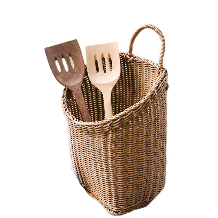 Handcrafted Wicker Storage Bin Kalsten