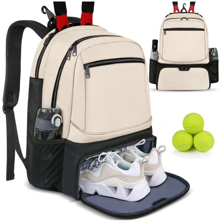 Sporty backpack with shoe compartment and water-repellent pockets Kalsten