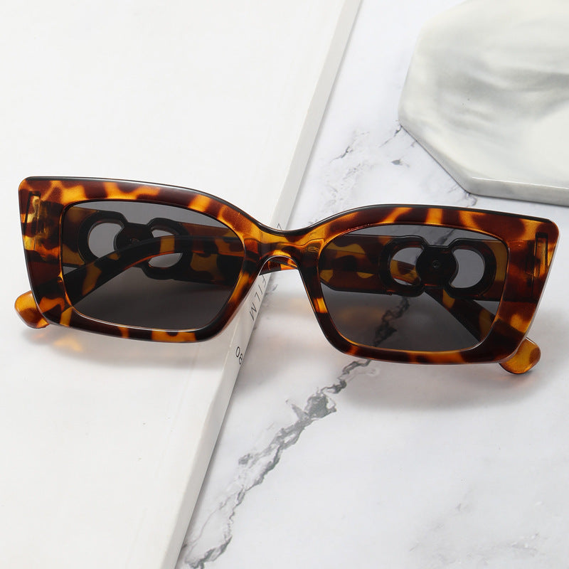Women's Rectangular Designer Sunglasses with Luxurious Accents Kalsten