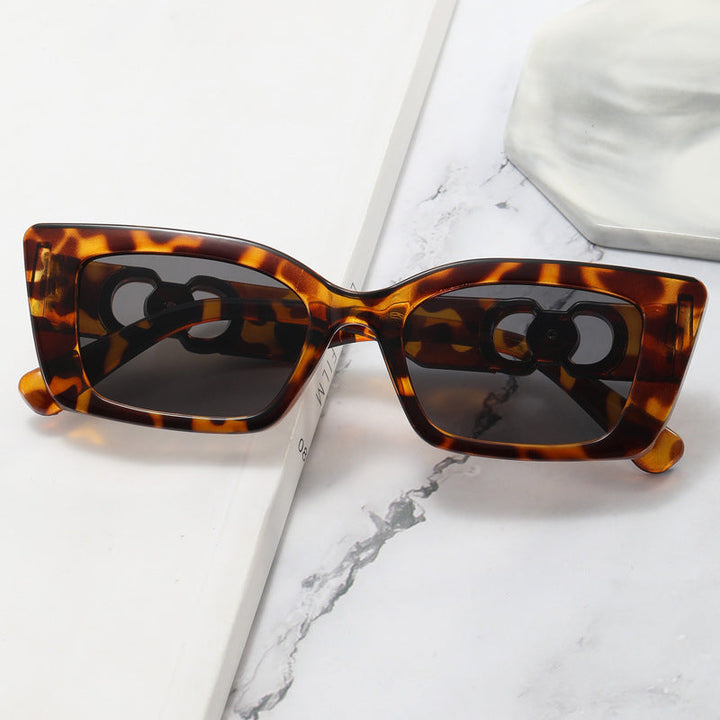 Women's Rectangular Designer Sunglasses with Luxurious Accents Kalsten