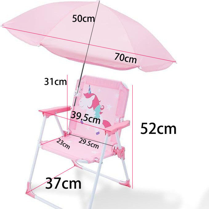 Ladies high chair with sun protection and animal motif Kalsten