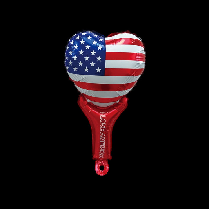 Unisex non-patriotic inflatable hairband with star ear bubbles and the inscription Kalsten