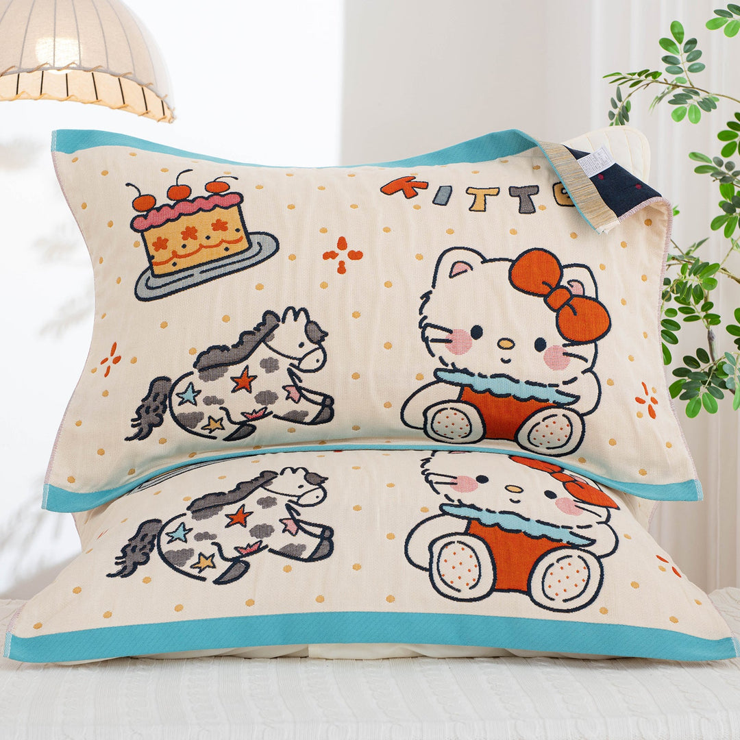 Women Decorative Pillow with Cheerful Design Kalsten
