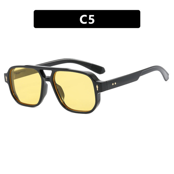 Women's trendy square sunglasses with luxurious details Kalsten