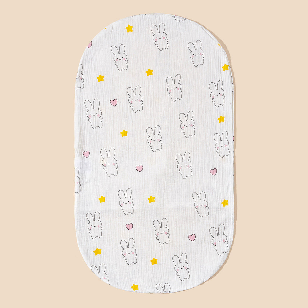 Cotton Muslin Crib Mattress Protector kalsten