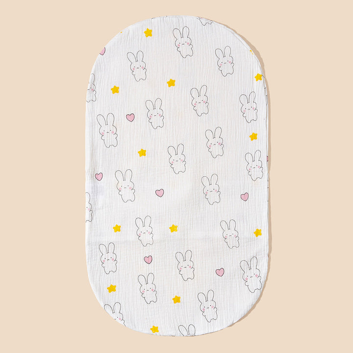 Cotton Muslin Crib Mattress Protector kalsten