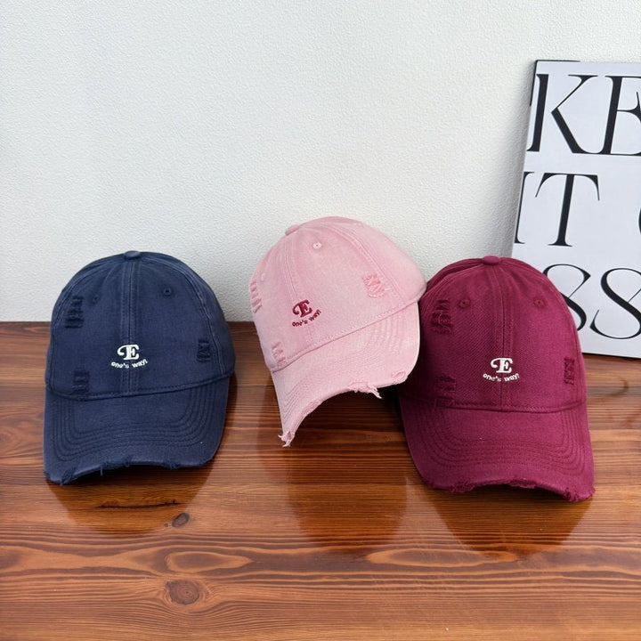 Unisex Distressed Denim Cap Kalsten