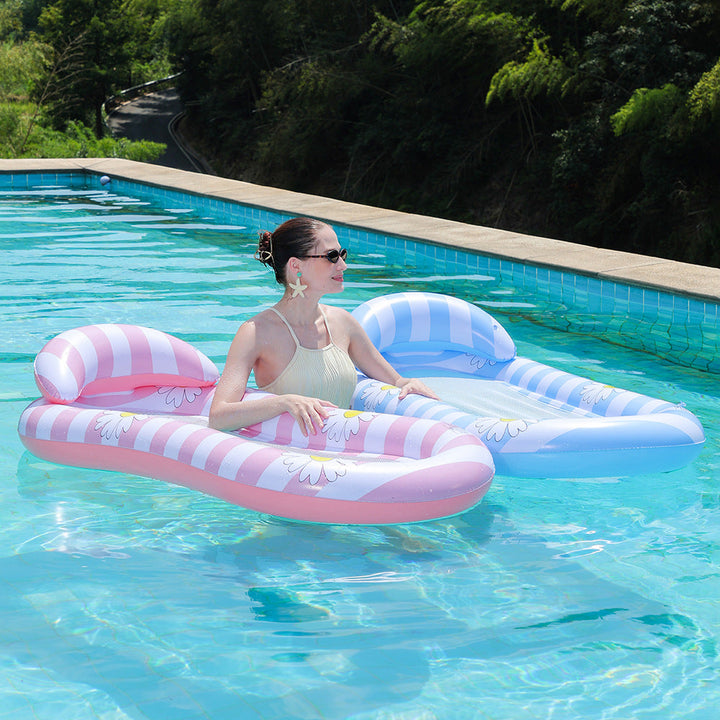 Unisex Inflatable Sun Seat with Mesh Bottom Kalsten