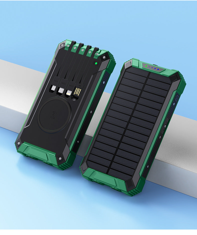 Power bank with solar-powered quick charger Kalsten