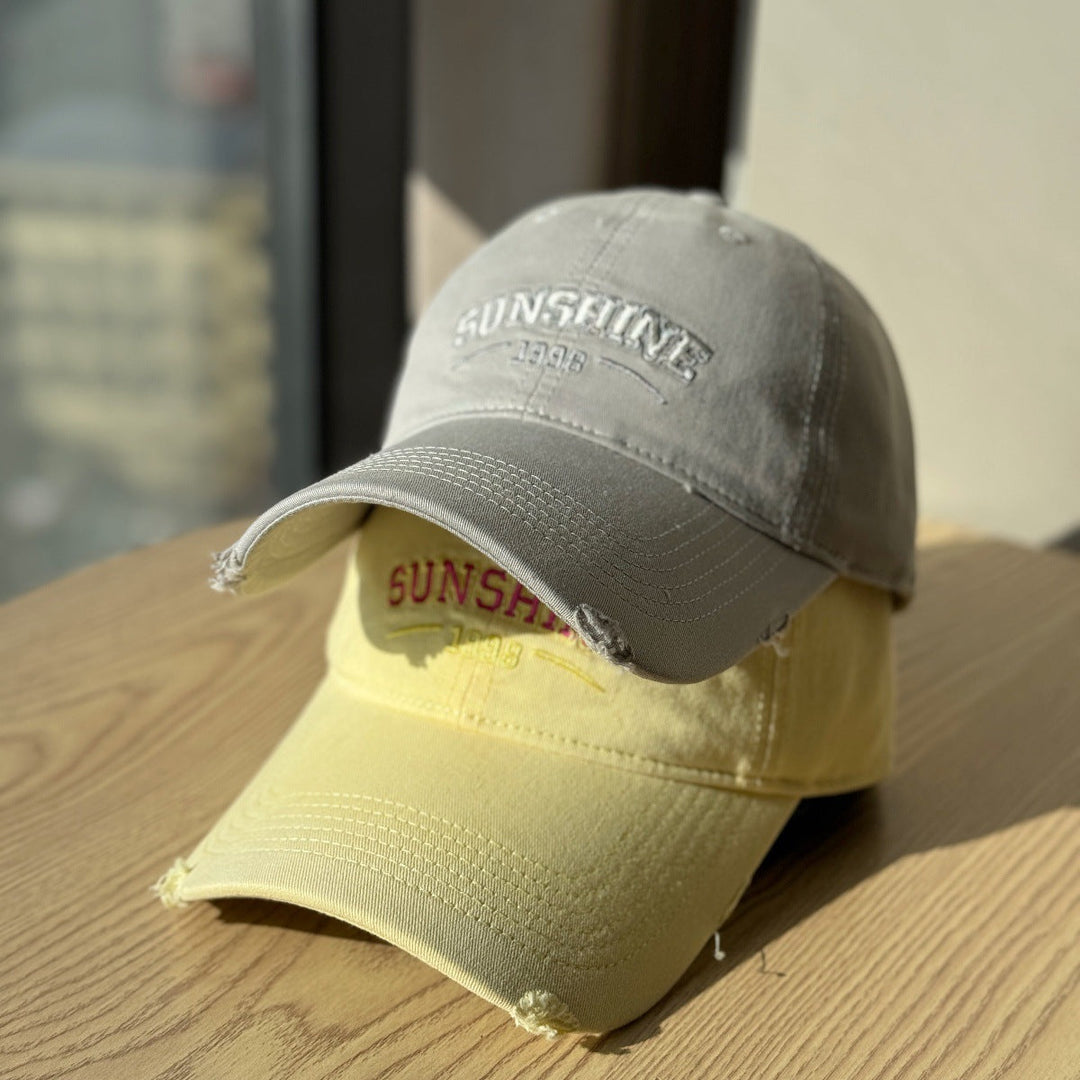 Women's Casual Distressed Baseball Cap Kalsten