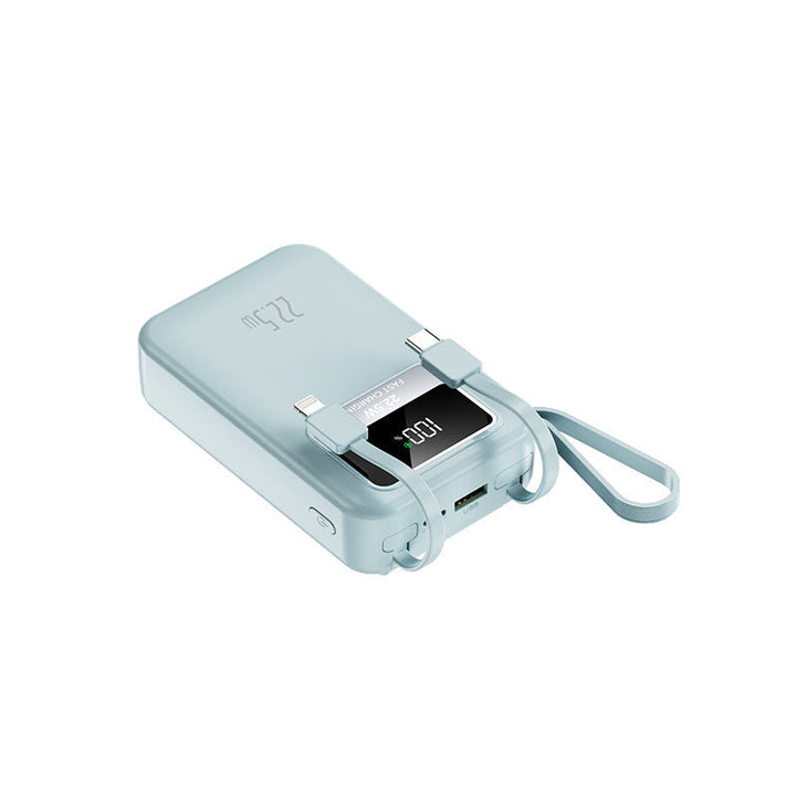 Portable power bank with digital display and intelligent 22.5W fast charging function Kalsten