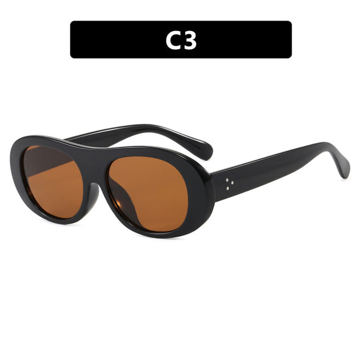 Women's fashionable oversized sunglasses with elegant tortoiseshell pattern Kalsten