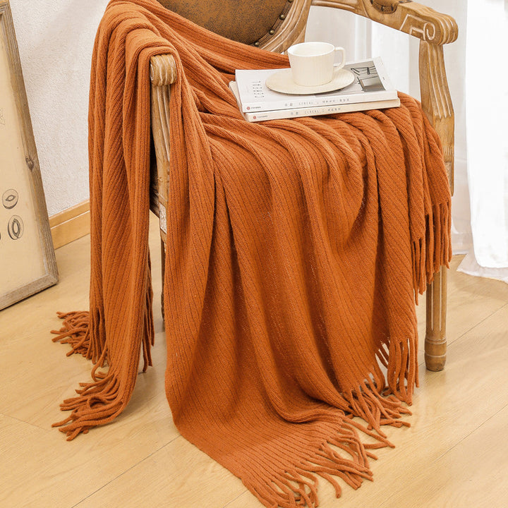 Ladies cozy knit blanket Kalsten