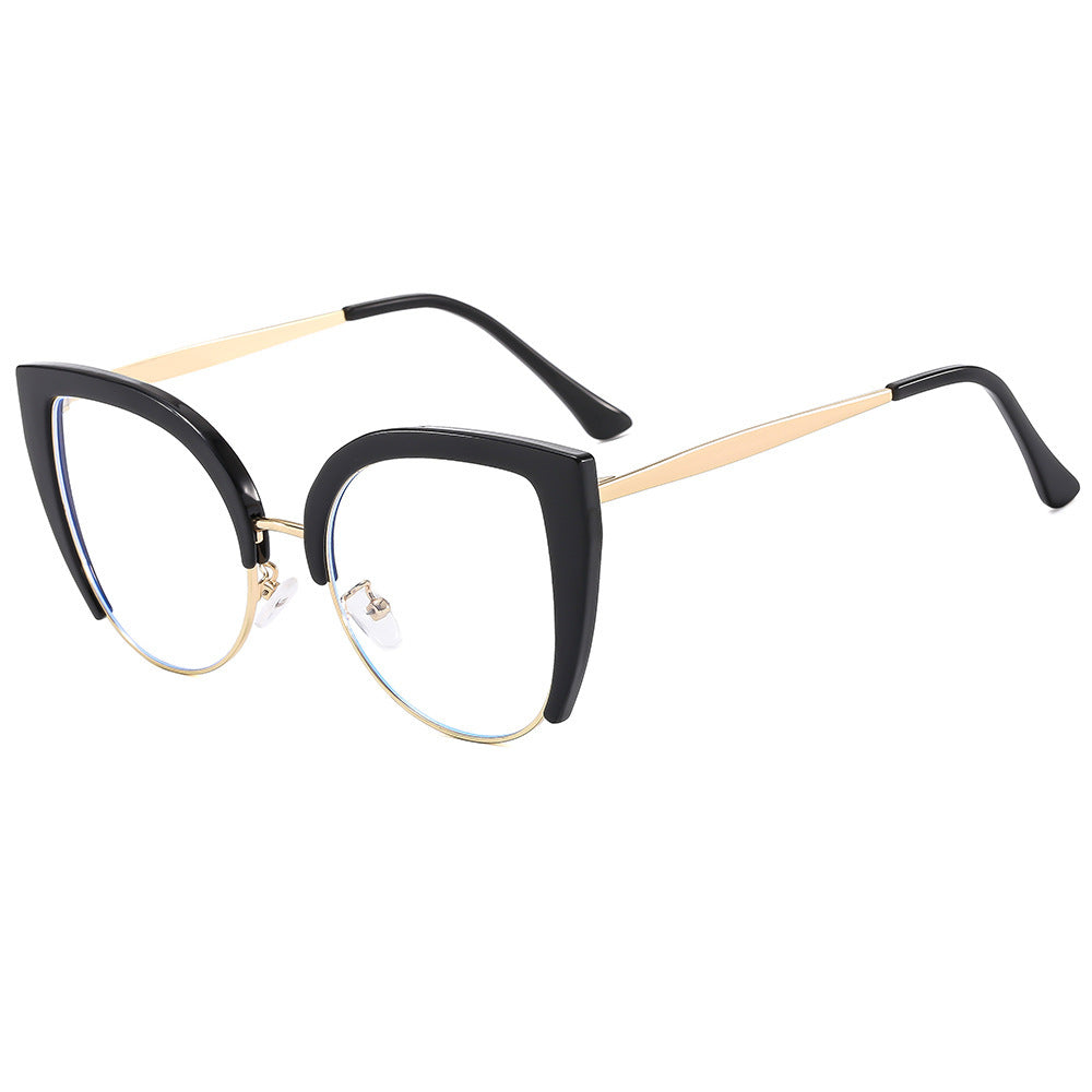 Women Fashion Cat-Eye Glasses made of Plastic with Metal Accents Kalsten