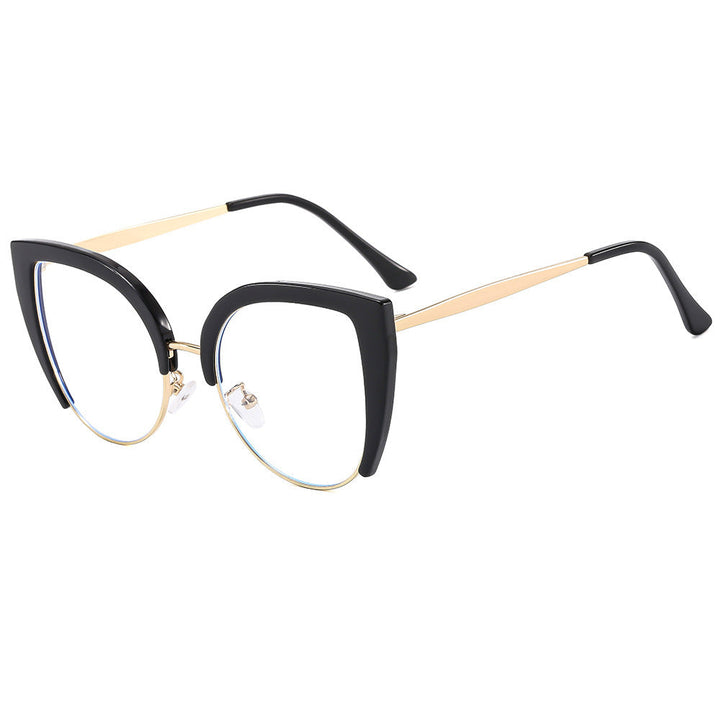 Women Fashion Cat-Eye Glasses made of Plastic with Metal Accents Kalsten