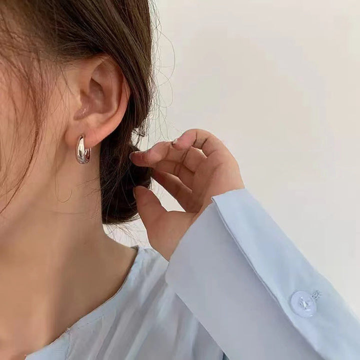 Fashionable hoop earrings with sleek design Kalsten