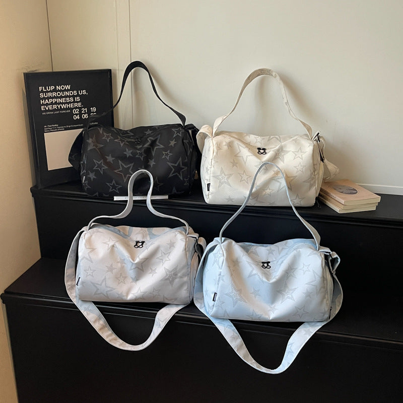Women's Sports Bag Kalsten  with Stylish Star Pattern