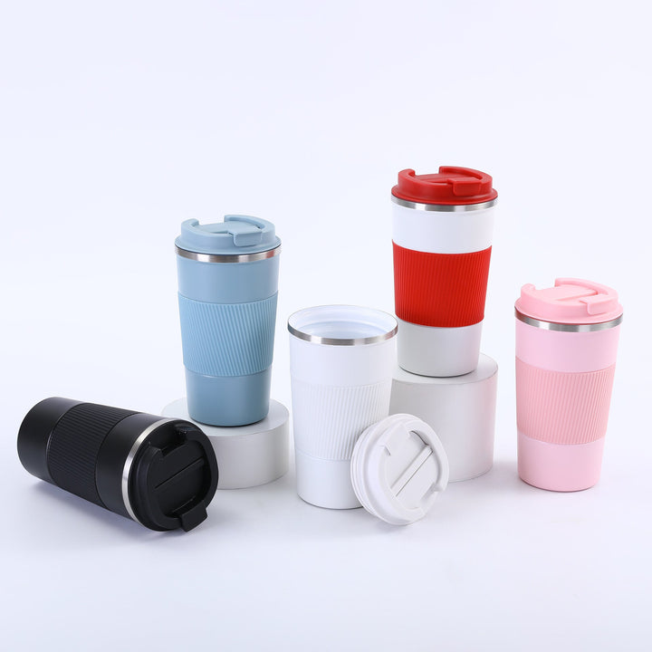 Ladies insulating cup with non-slip silicone sleeve Kalsten