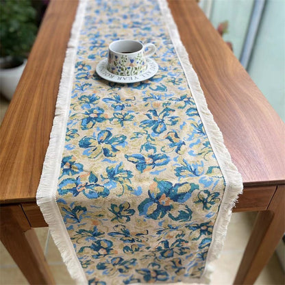 Elegant Floral Table Runner