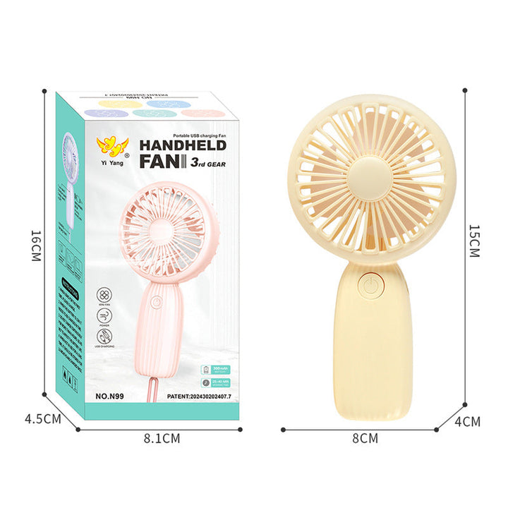 Women's Portable Mini Handheld Fan with Ergonomic Handle Kalsten