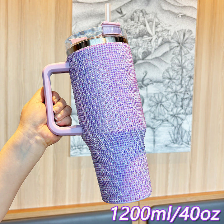 Women's Sparkling Water Bottle with Large Volume and Ergonomic Handle Kalsten