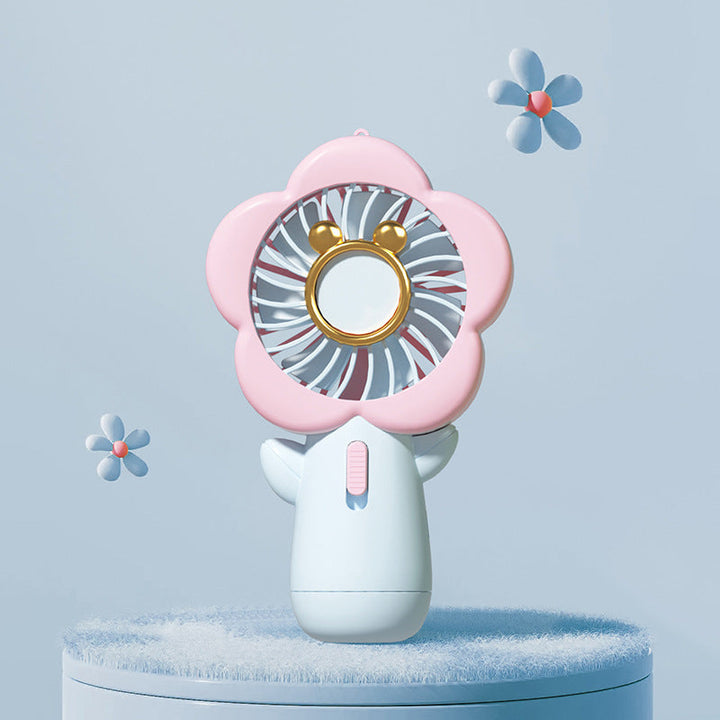 Ladies Portable Flower Fan Kalsten