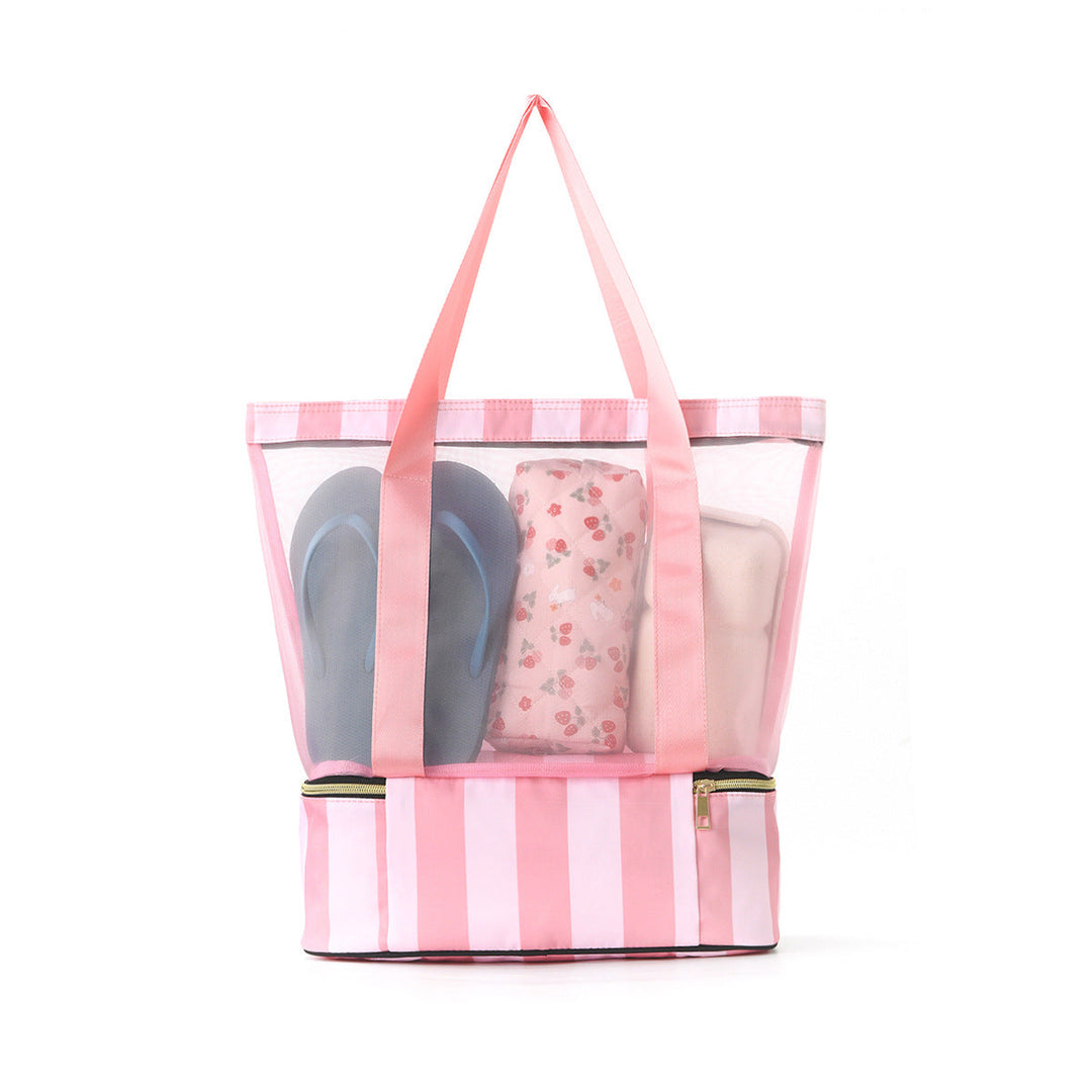 Beach bag with see-through design and large storage Kalsten
