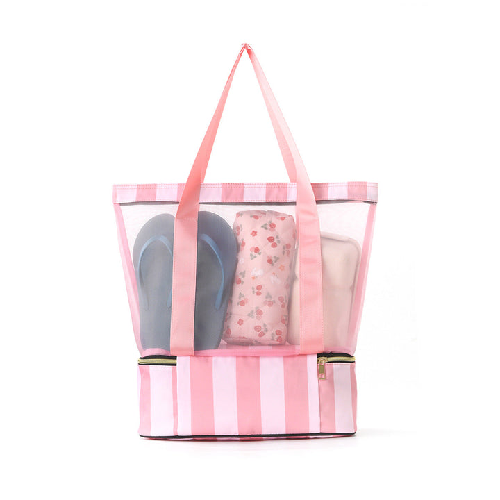 Beach bag with see-through design and large storage Kalsten